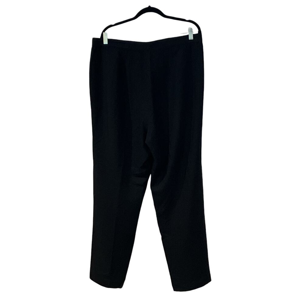 Elisabeth Rayon Lined Dress Pants Black Size 14 - Picture 2 of 6